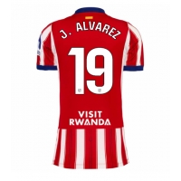 Camisa de Futebol Atletico Madrid Julian Alvarez #19 Equipamento Principal Mulheres 2026-27 Manga Curta